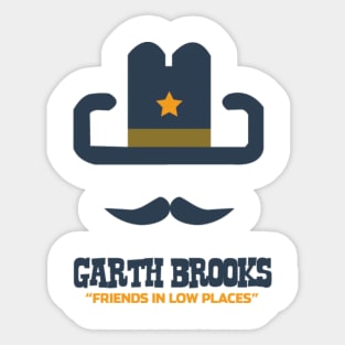 Garth Brooks Sticker